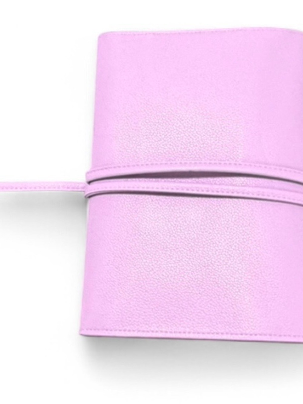 TATCHA Lavender Lilac Makeup Brush Roll Case | Vegan Leather Cosmetic Organizer - Picture 2 of 8